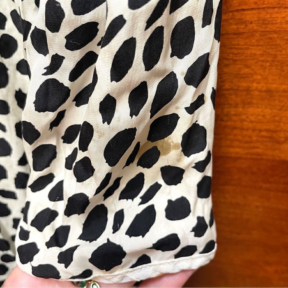 Flawed Chloe Silk Leopard Tent Dress 38 - Picture 15 of 16